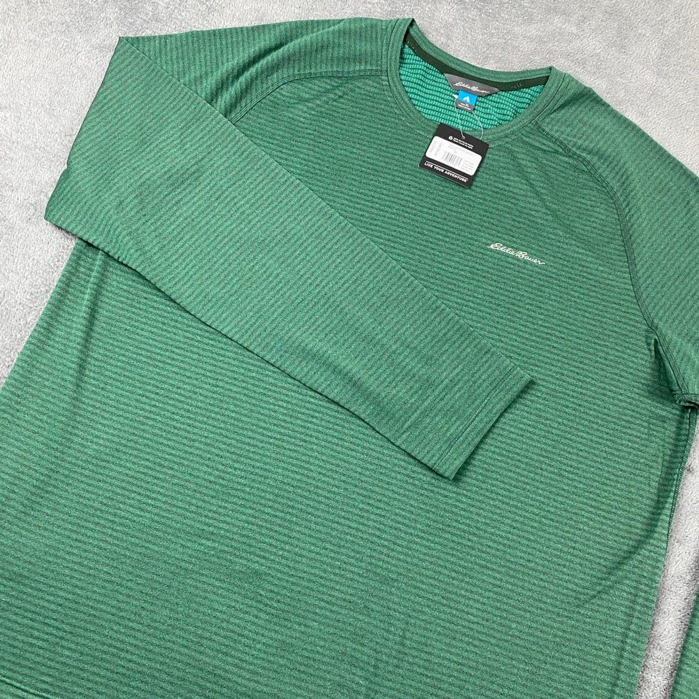 Eddie Bauer Mens XL High Route Grid Air‎ Shirt Dark Olive Green First Ascent NEW